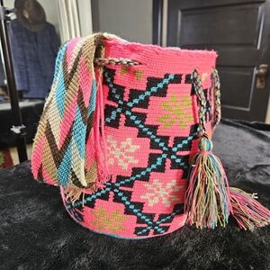 Dominican Hand Woven And Braided Bag/Purse